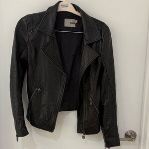 Doma Classic Black Authentic Leather Jacket